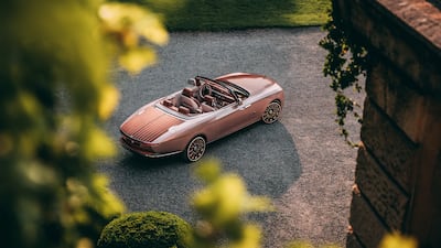 The Boat Tail was unveiled at the Concorso d'Eleganza Villa d-Este event in northern Italy.