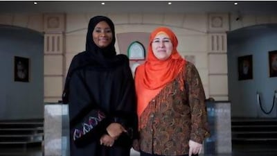 Staff of Sharjah Women's College, Tarfia Al Zaabi (left) and Dr Georgia Daleure co-authored a study that examined the impact of family involvement in Emirati college students.