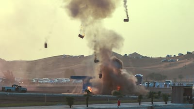 This showcased an array of armed units and formations. Live shows included mock-up combat scenarios and exhibitions