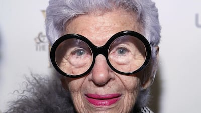 Iris Apfel attends the 'Snow White and The Huntsman' reception at the Tribeca Grand Hotel, New York, May 2012. WireImage