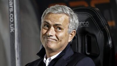 Manchester United manager Jose Mourinho shown during the match against Northampton Town. Darren Staples / Reuters / September 21, 2016