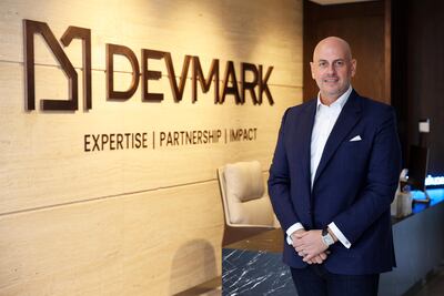 Sean McCauley aims to have financial stability and a property portfolio that will bring in money regularly each month. Pawan Singh / The National