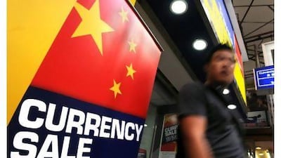 There is a large currency exchange market in Hong Kong to serve the millions of people travelling daily to and from the mainland.
