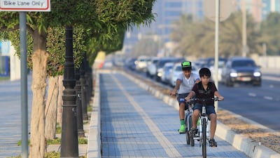 A reader says Abu Dhabi needs more cycle paths, especially on Reem Island. Ravindranath K / The National