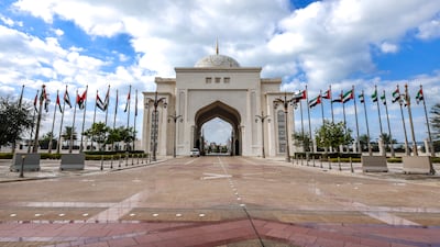 Qasr Al Watan forms part of the Abu Dhabi Presidential Palace complex, with several rooms and zones accessible to visitors. Victor Besa / The National
