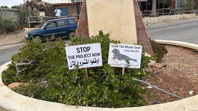 A dispute over a monk seal cave in Amchit, Lebanon. Jamie Prentis / The National