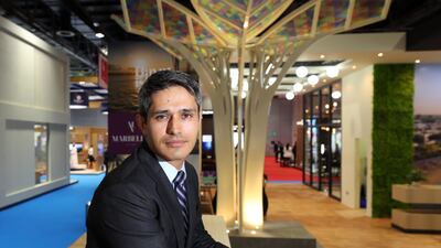 Sam Siddiqi is the CEO of RAK Properties. Revenue plummeted to Dh3.7m in the third quarter from Dh58.1m a year earlier. Christopher Whiteoak / The National