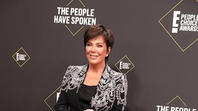 Kris Jenner in Alexander McQueen at the 2019 People's Choice Awards in Santa Monica, California, on Sunday, November 10, 2019. Reuters