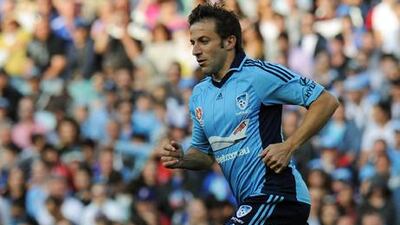 Alessandro Del Piero in action for Sydney FC.