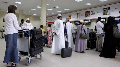 The opening of a new passenger terminal in Oman's main airport has been moved to the end of 2016, about a year later than the previous estimate. Stephen Lock / The National