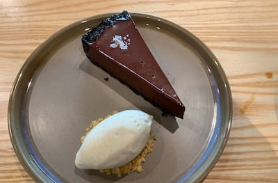 The chocolate bomber's ganache is so rich that it's recommended to share between two. Dean Wilkins / The National