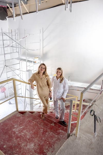 Founders Anna Pumpyanskaya, left, and Alisa Bagdonaite. Photo: Dom Art Projects