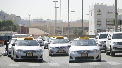 Taxi passengers in the capital will be able to enjoy free Wi-Fi in their cabs from next month. Ravindranath K / The National