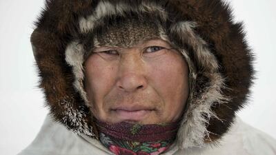 Misha is another Dolgan fisherman from Novorybnoye village. Throughout his life he worked for the state farm. Freelance today, he tirelessly fishing summer and winter in the Khatanga flowing at the foot of the village. Taymyr peninsula. April 2008 (Courtesy: Nicolas Mingasson)