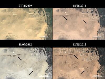 Looting progression. Courtesy TED