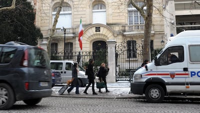 France's Foreign Minister Jean-Noel Barrot announced that two Iranian diplomats would be expelled from Tehran's embassy in Paris. AFP