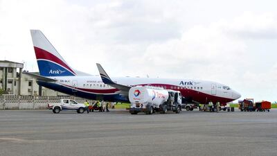 Arik Air covers domestic routes in Nigeria, along with several countries in western Africa and Johannesburg in South Africa, from its hubs in Lagos and Abuja. Akintunde Akinleye / Reuters