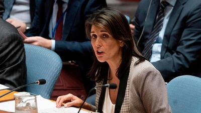 The US resolution required a two-thirds majority to pass. AFP