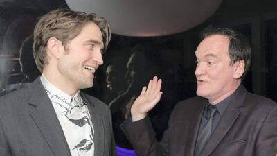 Robert Pattinson and Quentin Tarantino attend the Vanity Fair and Chopard Party celebrating the 72nd Annual Cannes Film Festival at Hotel du Cap-Eden-Roc on May 18, 2019 in Cap d'Antibes, France. Getty Images