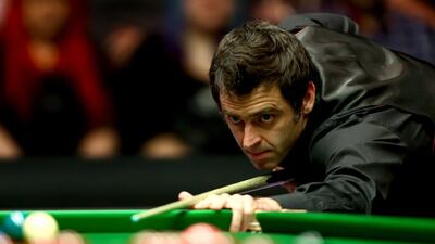 Ronnie O’Sullivan says he practises ‘two hours a week’ and has found other things to fill up the hours in a day. Jordan Mansfield / Getty Images