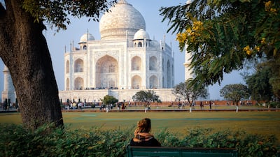 India's Taj Mahal is the most searched for Unesco World Heritage site in the world, with an average of 1.4 million searches per month, and the most popular in the UAE. Photo: Unsplash / Faisal Fraz