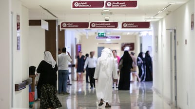 A hospital in Abu Dhabi. Silvia Razgova / The National