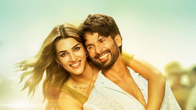 Kriti Sanon and Shahid Kapoor's chemistry on screen is electrifying in Teri Baaton Mein Aisa Uljha Jiya. Photo: Maddock Films
