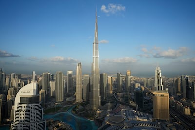 Scaling Dubai's world-renowned Burj Khalifa is a tall task. Photo: AP