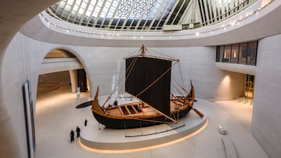 Zayed National Museum opened late last year. Victor Besa / The National