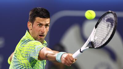 Novak Djokovic was last in action at the start of March when he reached the Dubai Duty Free Tennis Championships semi-finals. Getty