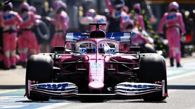 Racing Point's Nico Hulkenberg during the 70th Anniversary Grand Prix at Silverstone. Getty