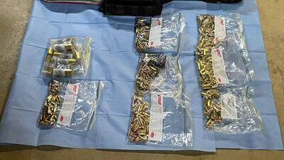 Weapons seized by Australian Federal Police during its Operation Ironside raids on organised crime. Reuters