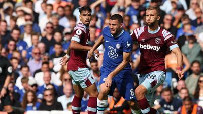 Mateo Kovacic 6 - Comfortable in possession but couldn't do much against West Ham’s stubborn defensive back line. AFP