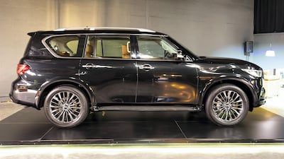 The new arrival features dark chrome and black accents around the front grille and fascia.