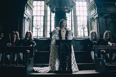 Olivia Colman in the 'The Favourite'. Courtesy 20th Century Fox