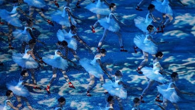 Dancers perform during Friday night's opening ceremonies to the 2014 Winter Paralympic Games. Kirill Kudryavtsev / AFP / March 7, 2014