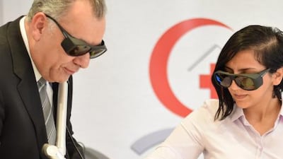 Dr Hamid Taghaddos using the PicoSure Laser for removing a tattoo. Courtesy Medical Village