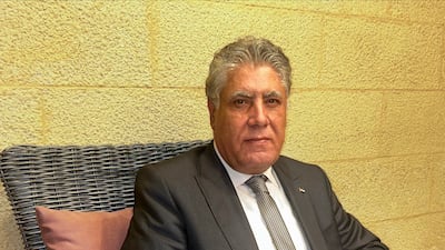 Palestinian Minister of State for Relief Affairs Basel Nasser expects the reconstruction of Gaza to take up to 20 years. Nada AlTaher / The National