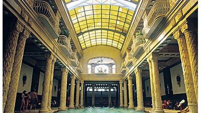 The Gellert Spa is one of hundreds of places to soak up the atmosphere of the city.