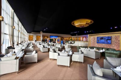 The custom-built Palace Tent at Emirates Palace
