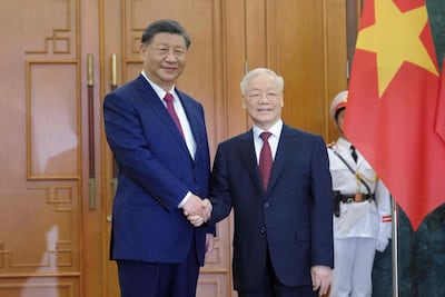 In September last year, US President Joe Biden visited Vietnam. Just three months later, China’s President Xi Jinping was in Hanoi to meet Vietnamese leader Nguyen Phu Trong. AFP