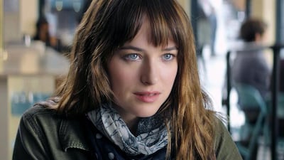 Dakota Johnson in 50 Shades of Grey. AP Photo/Universal Pictures and Focus Features