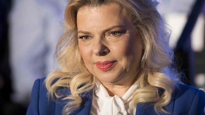 Sara Netanyahu, the wife of the Israeli Prime Minister, has been charged with fraud and breach of trust after a long police probe into allegations she falsified household expenses, the justice ministry said. Abir Sultan / Pool