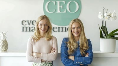 (L-R) Charlotte Oliver and Lucy Oliver of CEO Event management. Courtesy CEO Event Management