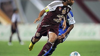Haider Ali, the Al Wahda captain, still mourning for the death of his 18-month-old son, wants to be in the team on merit, not sympathy. Courtesy Al Ittihad newspaper