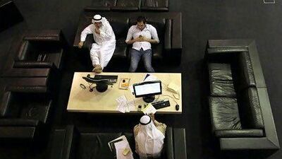 The Dubai Financial Market reported a third-quarter loss of Dh1.71 million. Jumana El Heloueh / Reuters