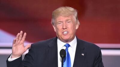 Presumptive Republican presidential candidate Donald Trump. Robyn Beck / AFP