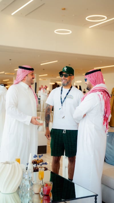 Kasseem Daoud Dean aka Swizz Beatz in Saudi Arabia. Photo: Saudi Brox