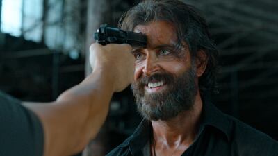 Vedha engages Vikram in mind games after he turns himself in.