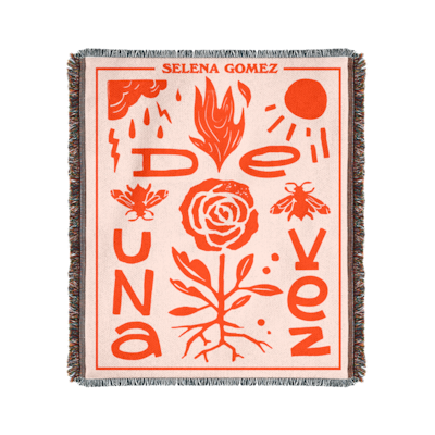 Fringed blanket, Dh295, by Selena Gomez. Photo: Universal Music